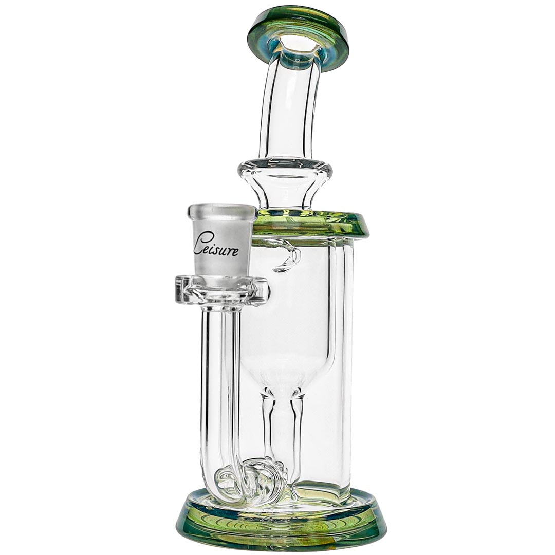 Leisure Glass Accent Color Incycler Dab Rigs