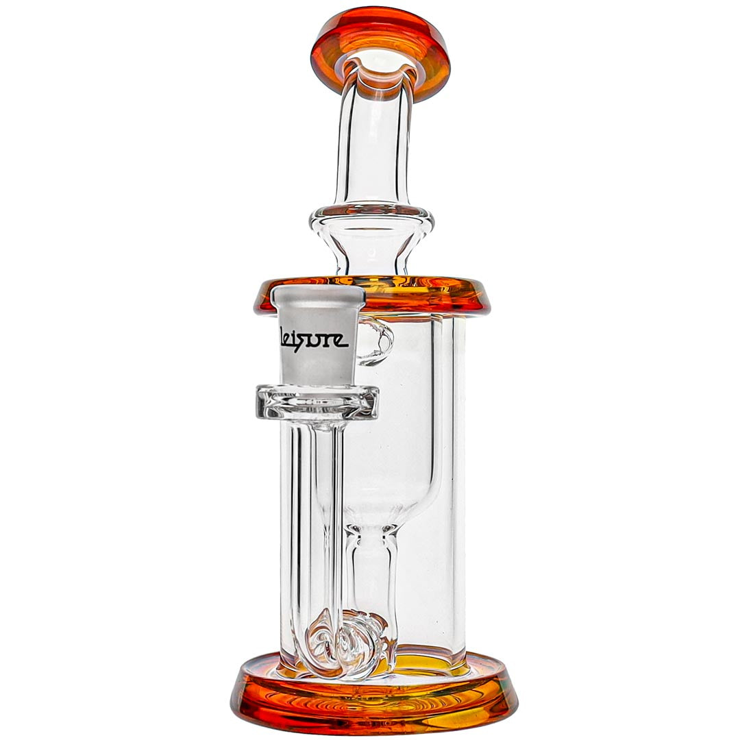 Leisure Glass Accent Color Incycler Dab Rigs