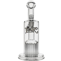 Leisure Glass 16-Arm Bubbler Bong with White Logo