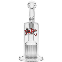 Leisure Glass 16-Arm Bubbler Bong with OG Red and Black logo