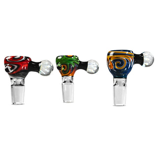 Lurch Glass Double Pattern Work Bong Slides