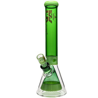 Double Pyramid Beaker Bongs by MK100 Glass