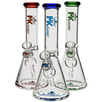 MK100 Glass 10-inch 7mm Mini Beaker Bong