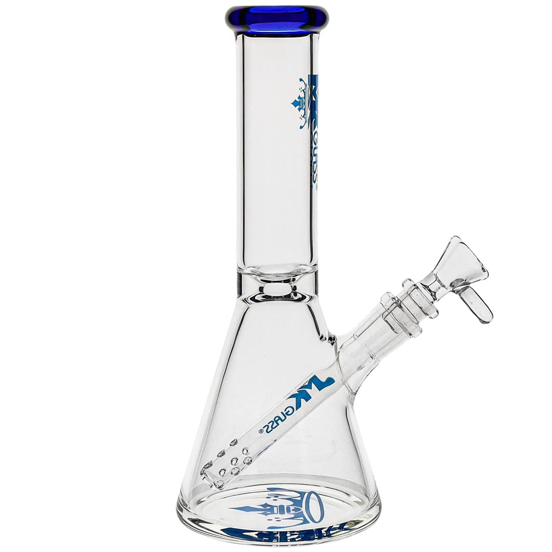 MK100 Glass 10-inch 7mm Mini Beaker Bong
