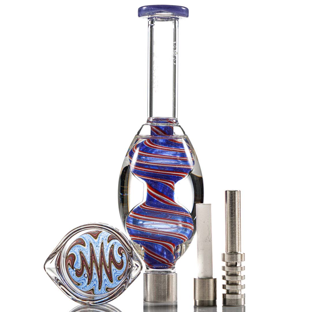 Glycerin Freezable Nectar Collector by MK100 Glass