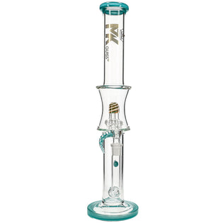 MK100 Glass Double Perc Straightshooter Bong