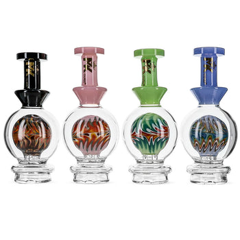 Wigwag Sphere Puffco Tops from MK100 Glass