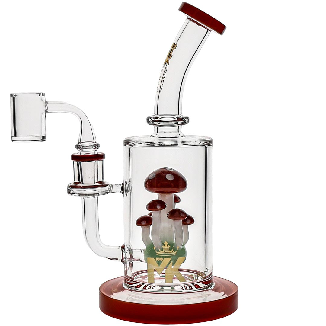 MK100 Glass Mushroom Perc Dab Rigs