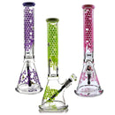 9mm Large HoneyBee Beaker Bongs from MK100 Glass
