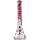 Pink 9mm Large HoneyBee Beaker Bongs from MK100 Glass