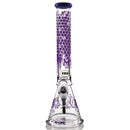 Purple 9mm Large HoneyBee Beaker Bongs from MK100 Glass