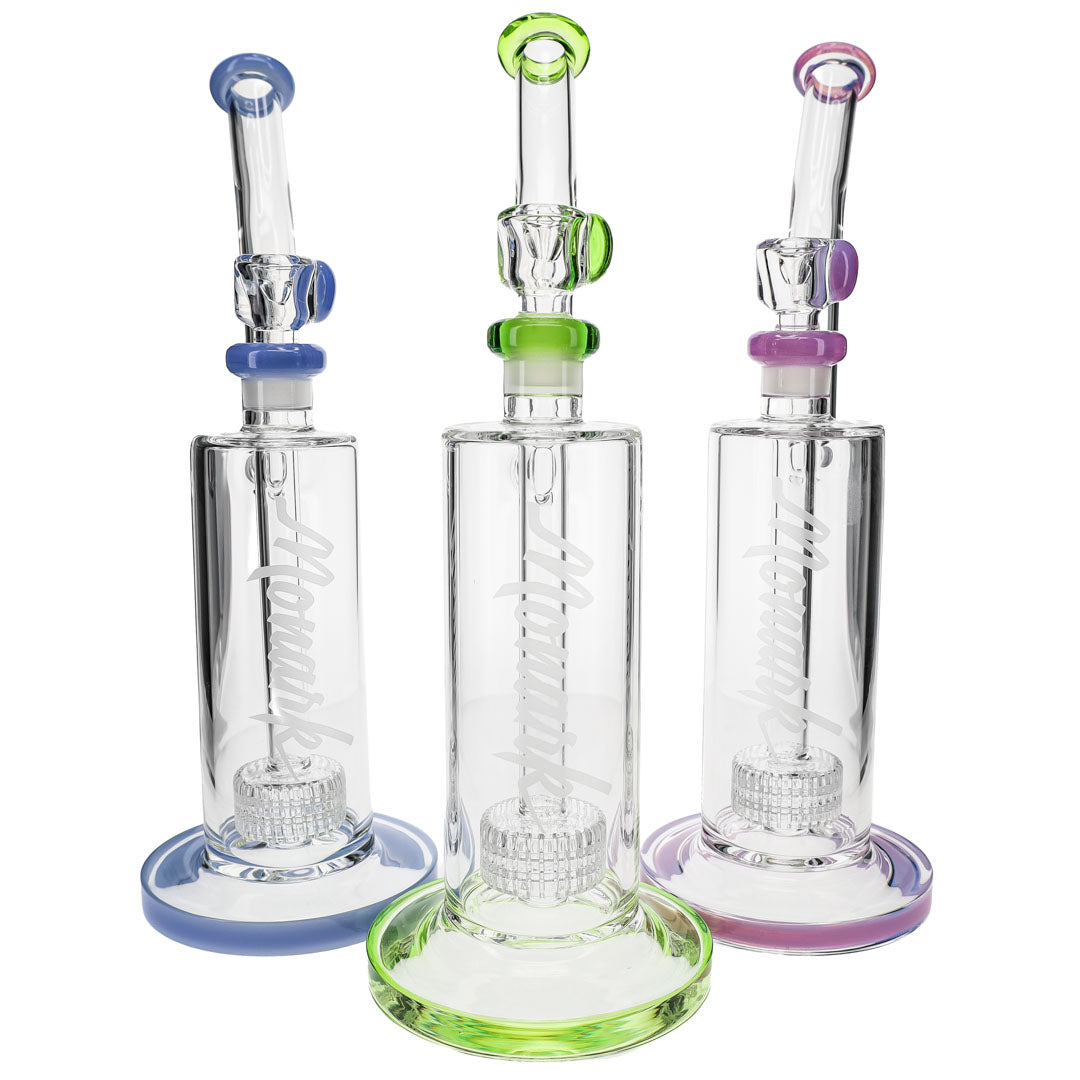 Monark Glass - Large Matrix Perc Bubbler