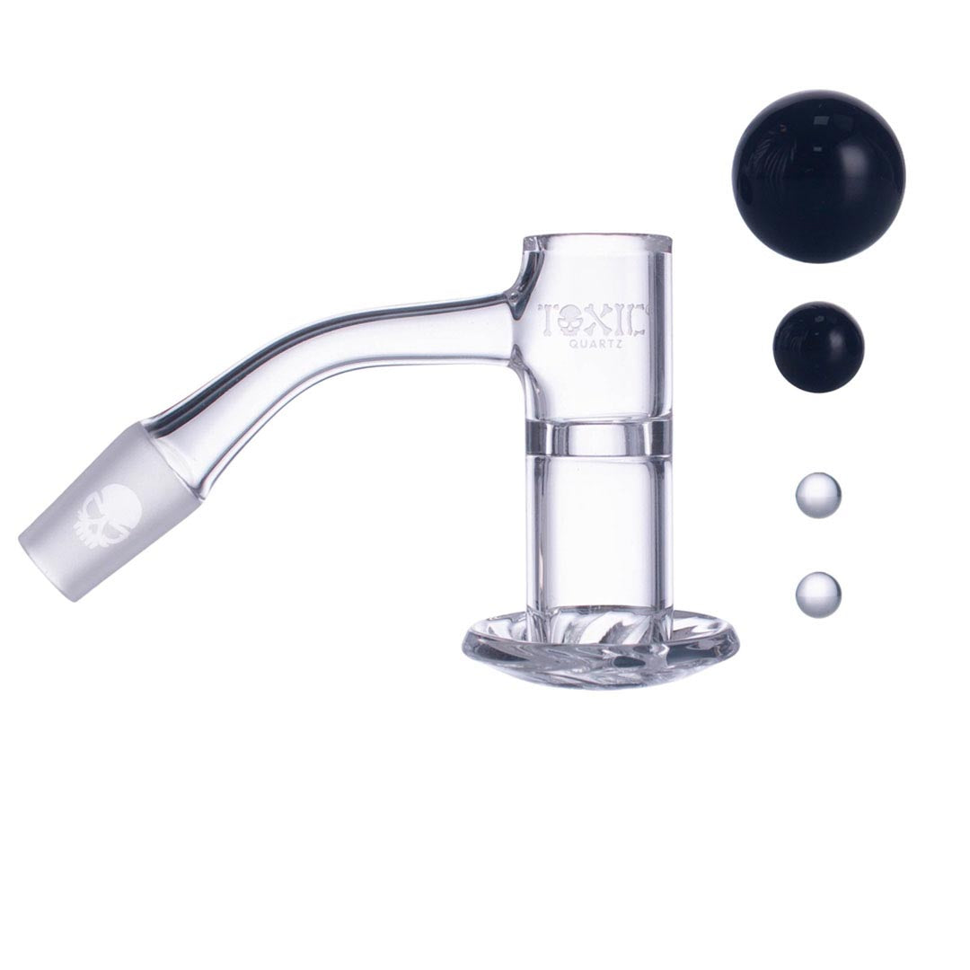 Toxic Glass Quartz Hurricane Terp Slurper Set