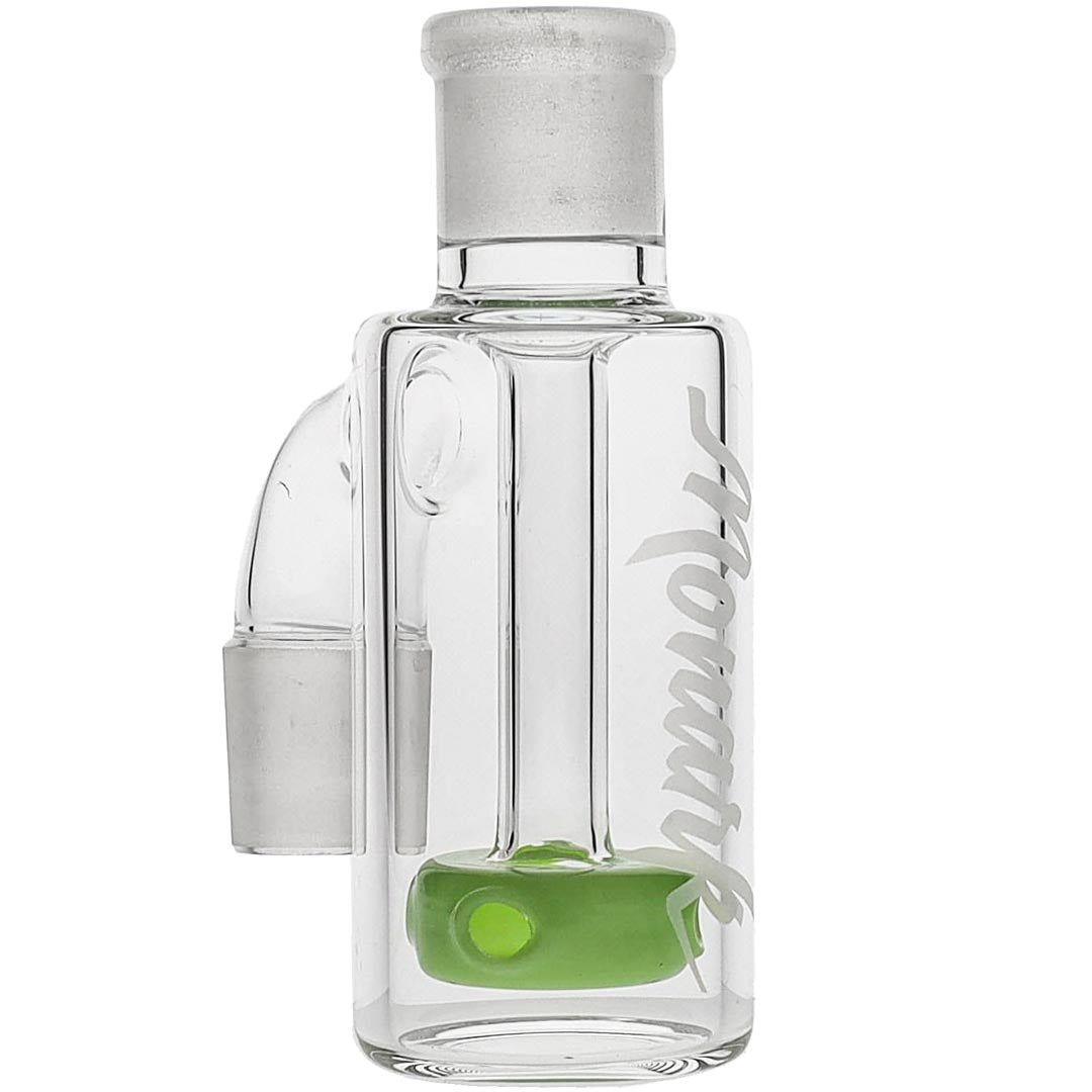 Monark 90º 18mm Cheese Wheel Ash Catcher in Milky Green