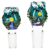 Ben Wilson Glass Mountain Disc Screen Bong Slides