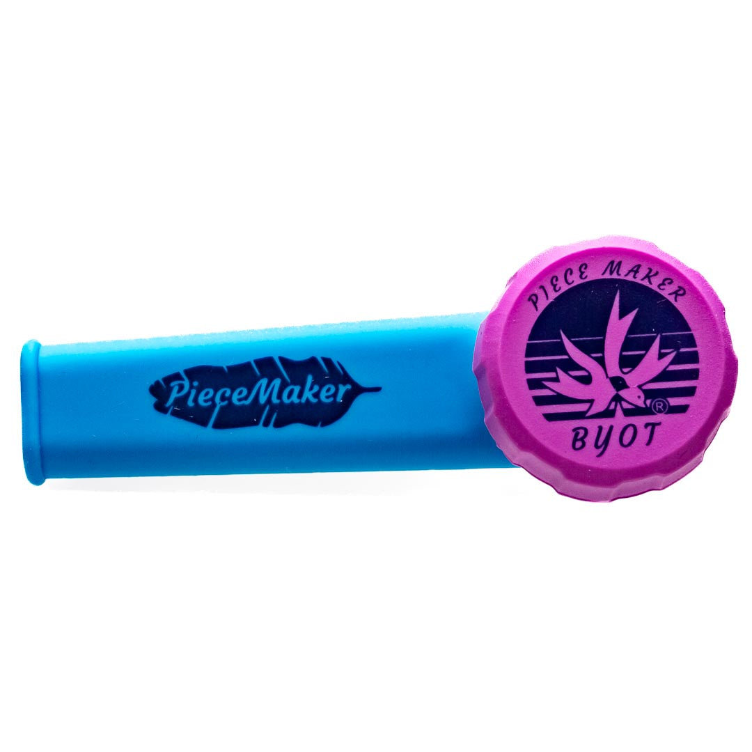 PieceMaker Gear Karma Beast Blue Silicone Pipe