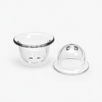 PieceMaker Gear 3-Hole Glass Bong Bowl