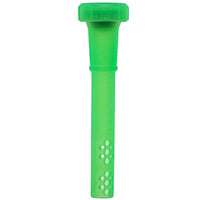 Piecemaker Silicone 28-Hole Bong Downstems in Green Glow Color