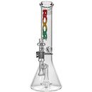 14-inch Fixed Bell Perc Beaker Bong by RooR Tech Glass