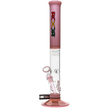 ROOR Glass 18-inch Pink Straight Tube Bong image