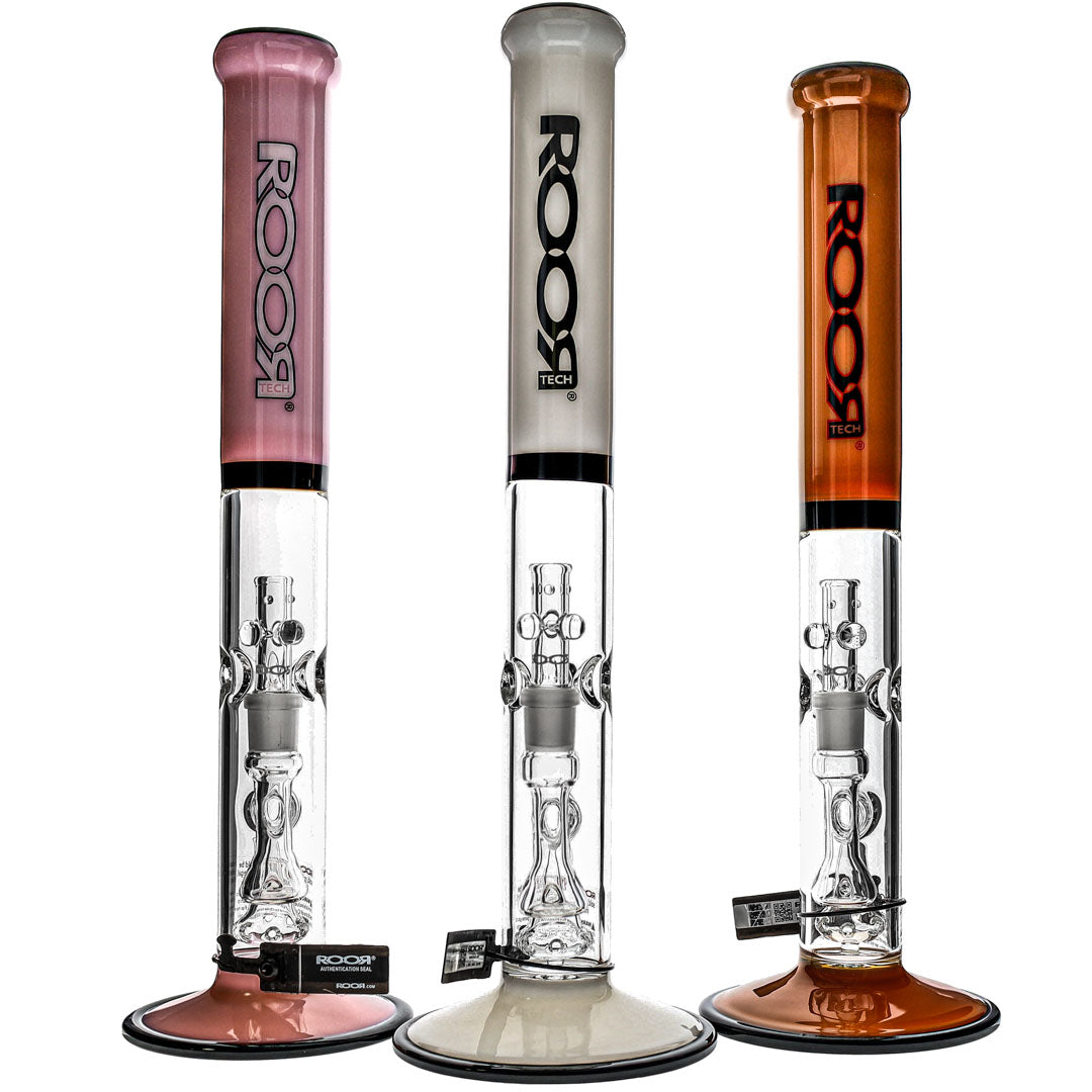 RooR Tech 18-inch Color Bell Perc Bongs