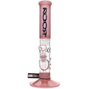 ROOR Glass 14" Pink Straight Tube Bong image