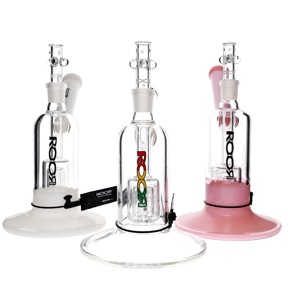 RooR Tech Barrel Perc Bubbler Bongs