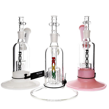 RooR Tech Barrel Perc Bubbler Bong
