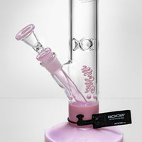 ROOR Glass 18" Cute Pink Straight Bongs
