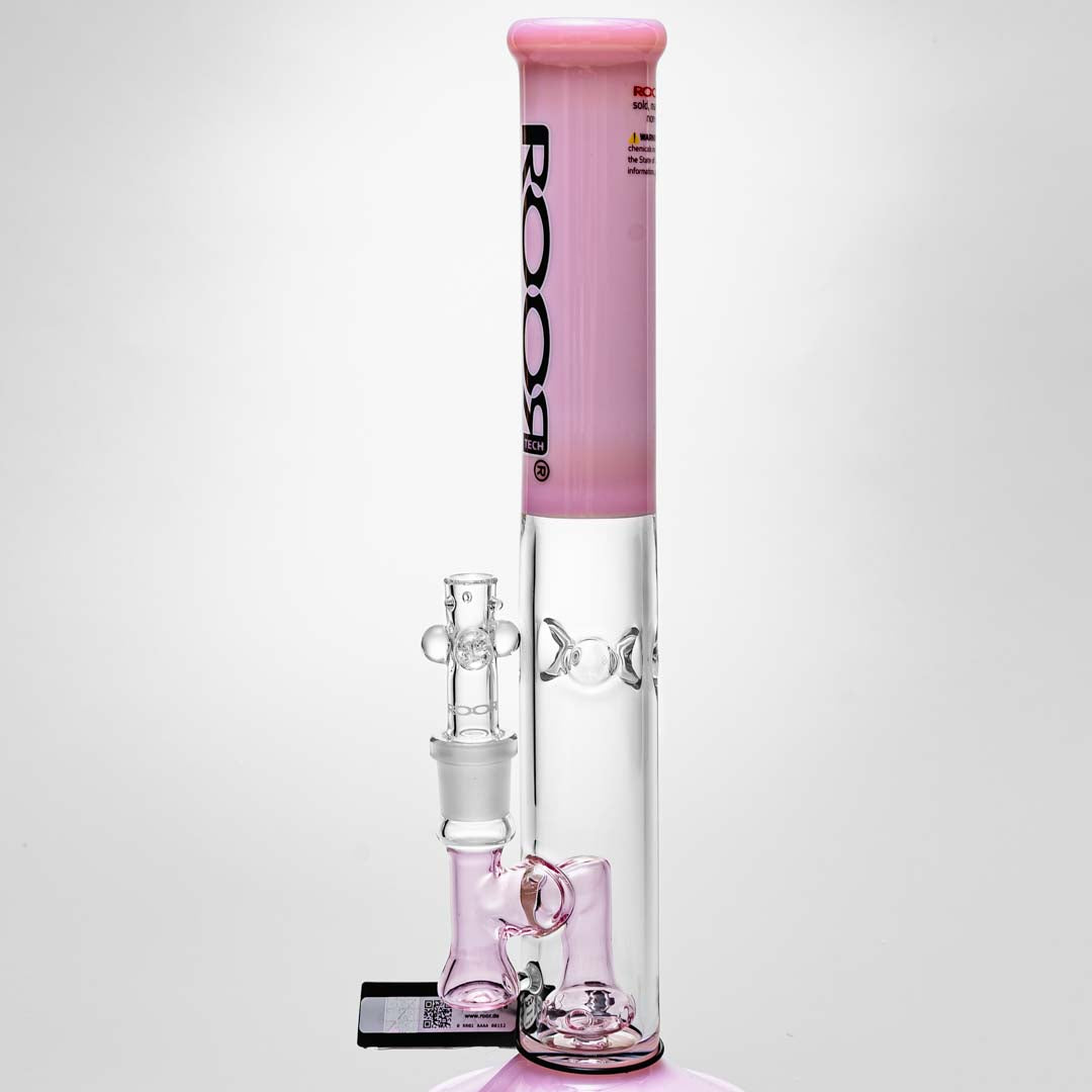 ROOR® Tech - Pink Stemless Percolator Bong