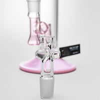 ROOR® Tech Glass Pink Stemless Percolator Bong