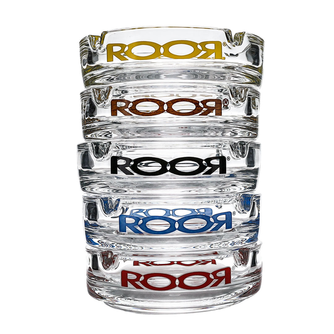 RooR Glass Collector Glass Ashtray