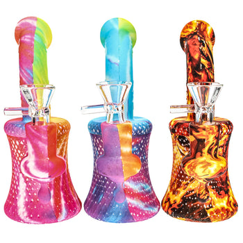 All-Over Graphic Silicone Bongs