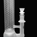 Sacred-G Straight Tube Lace-Sphere Bongs by Seed Of Life Glassworks