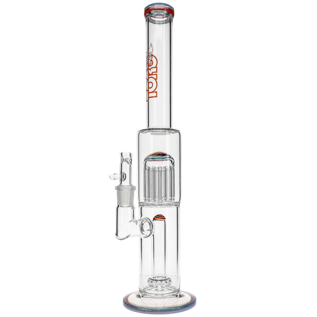 Toro Glass Full Size Circ to 13-Arm Bong