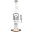 Mini 7 to 13-Arm Bong with Color Caps by Toro Glass