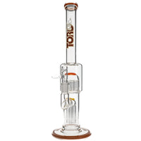 Mini 7 to 13-Arm Bong with Color Caps by Toro Glass