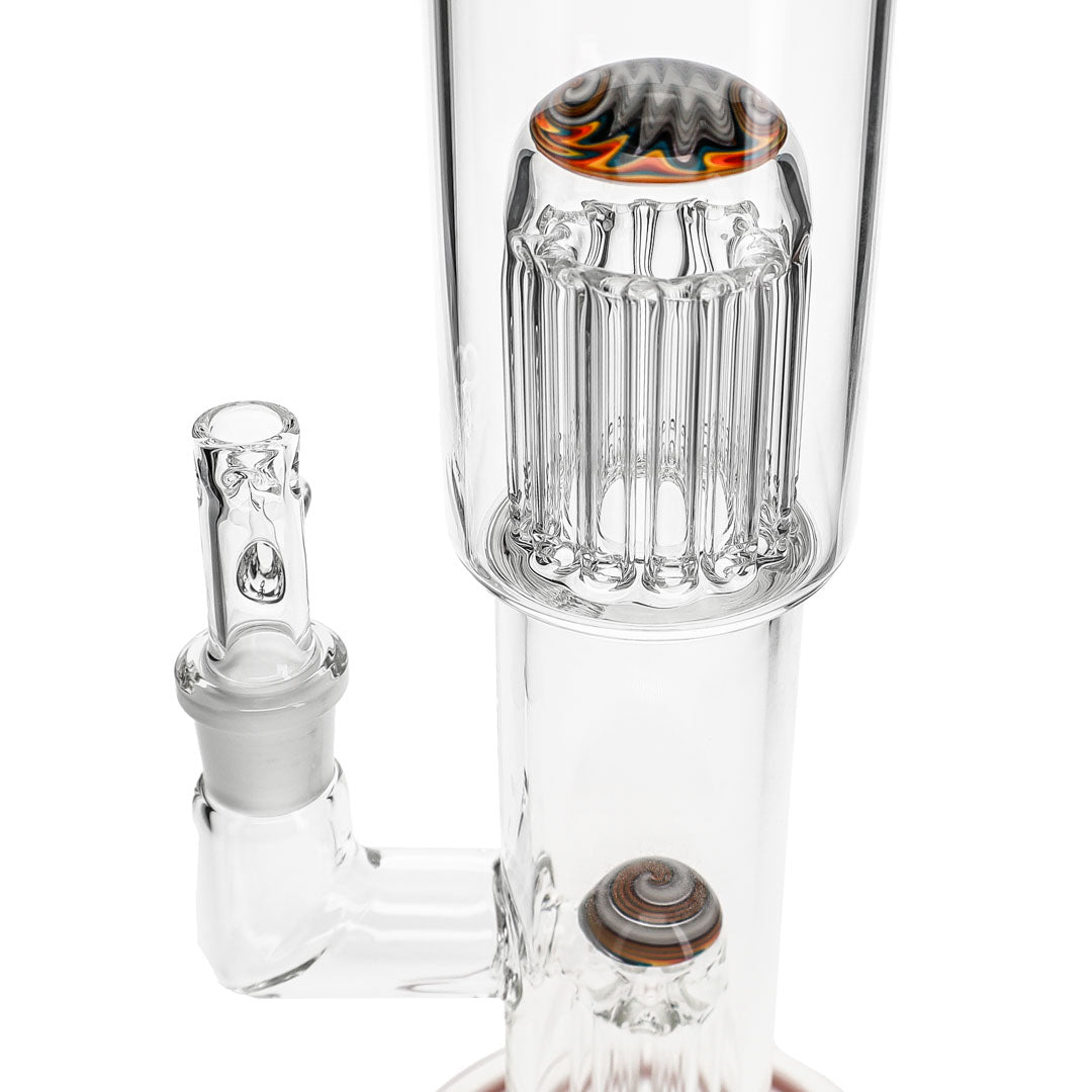 7 to 13-Arm Bong with Reversal Caps by Toro Glass