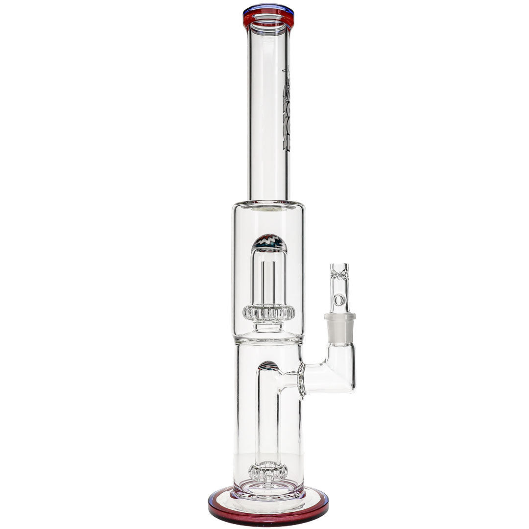 Full Size Circ to Circ Perc Bong by Toro Glass