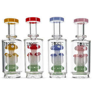 Toxic Glass Mushroom Perc Puffco Tops