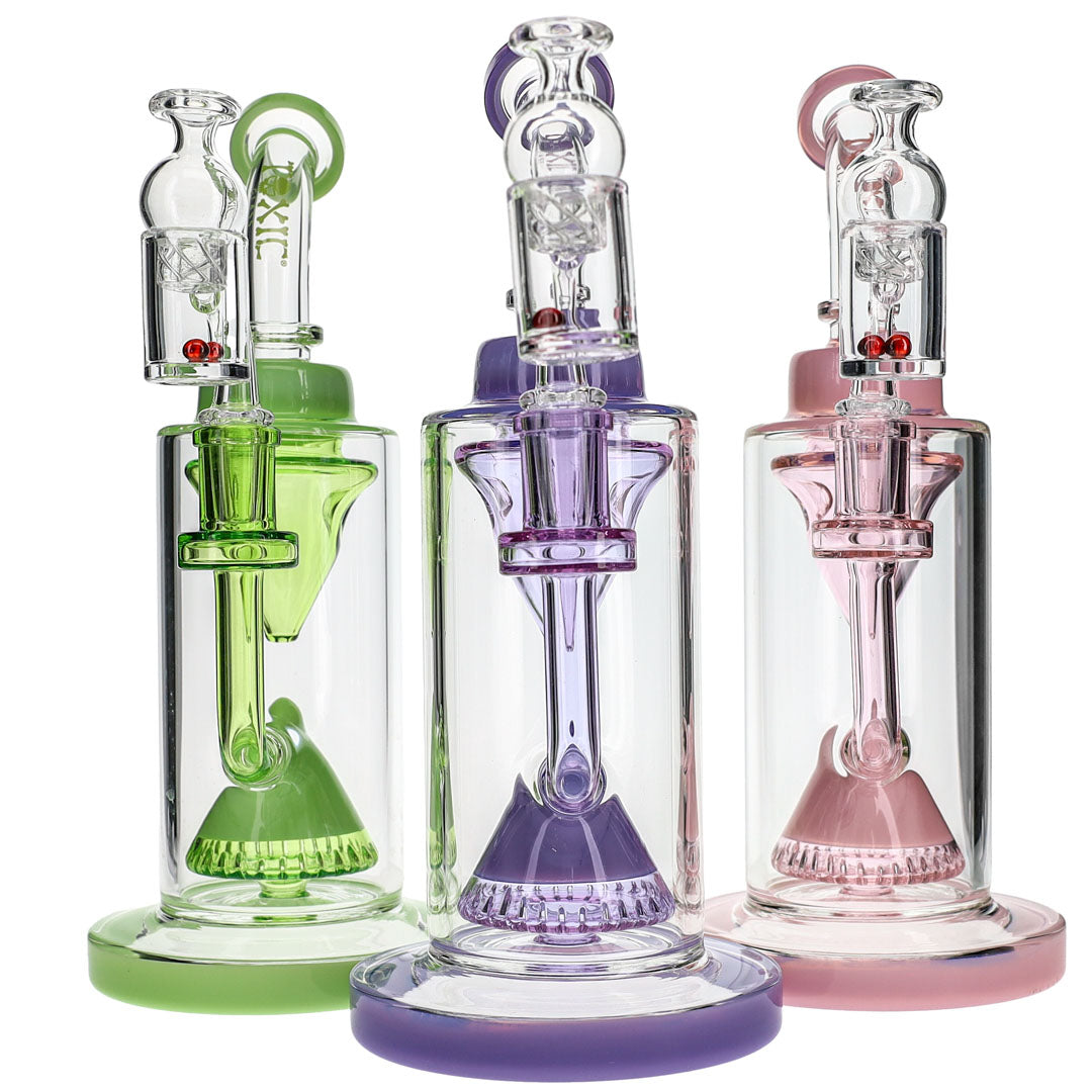 Toxic | Color Pyramid Dab Rig Set