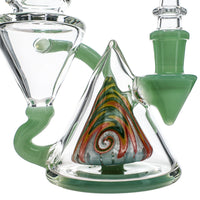 Pyramid Wigwag Recycler Rig Set by Toxic Glass