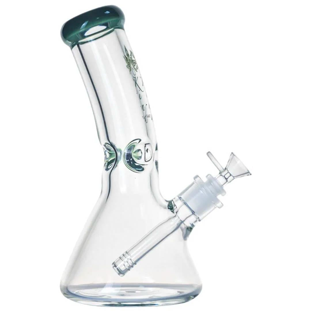 The Kind Glass 9mm Bent Neck Beaker Bong