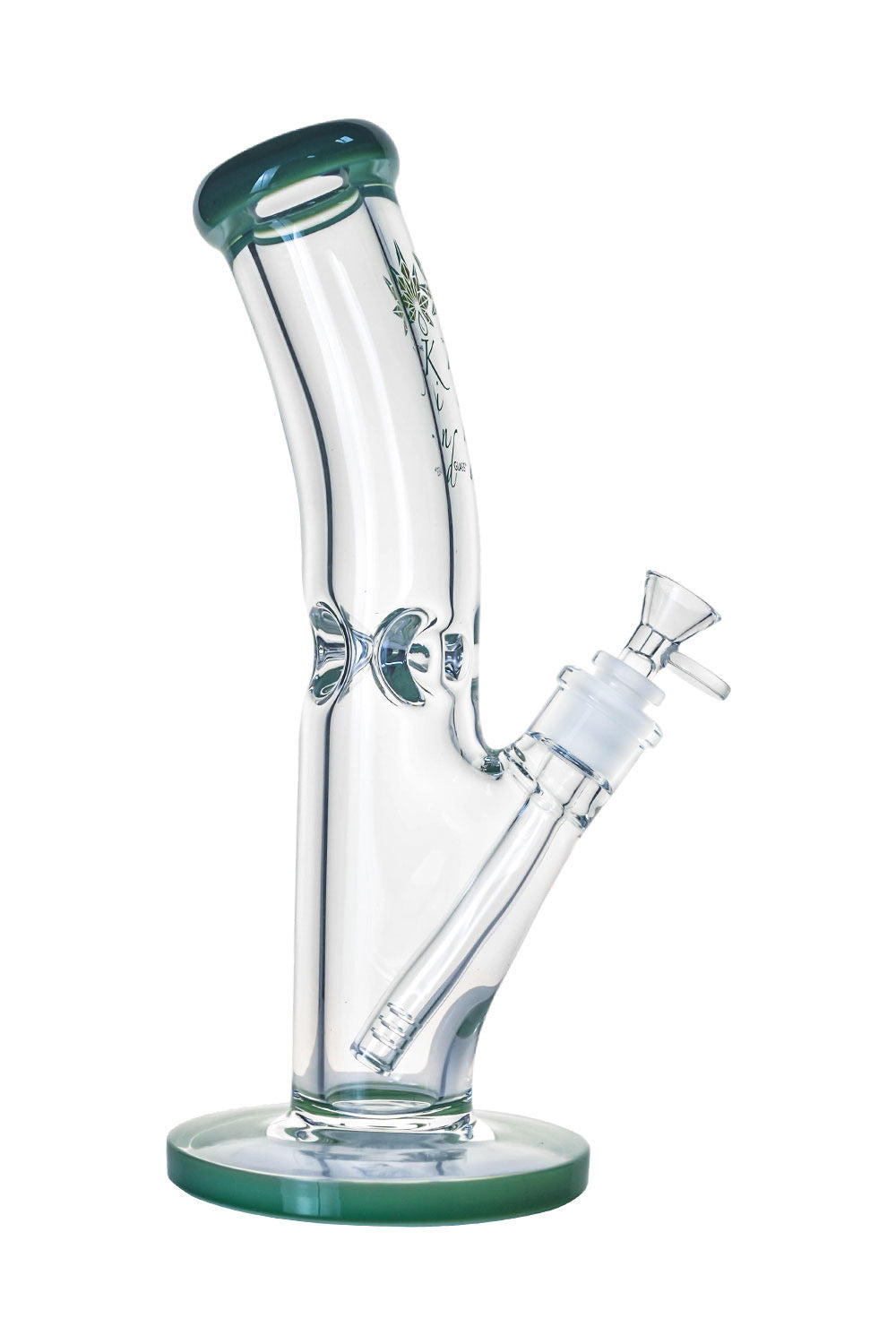The Kind Glass 9mm Bent Neck Bong 12 inch