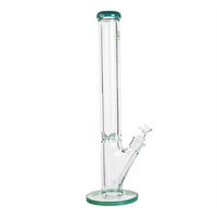 The Kind Glass 9mm Straight Tube Bong 18 inch
