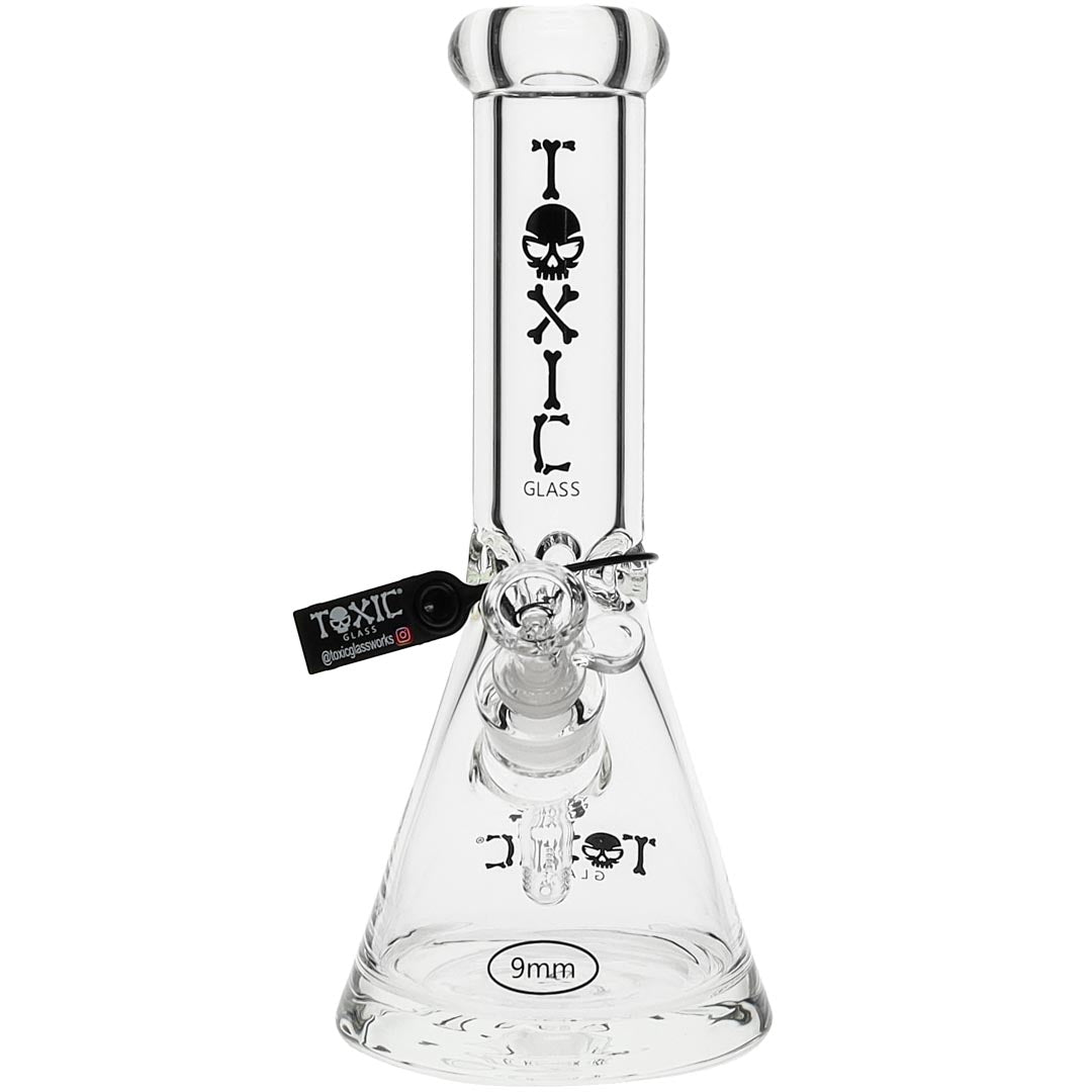 Toxic Glass 12-inch 9mm Beaker Bong