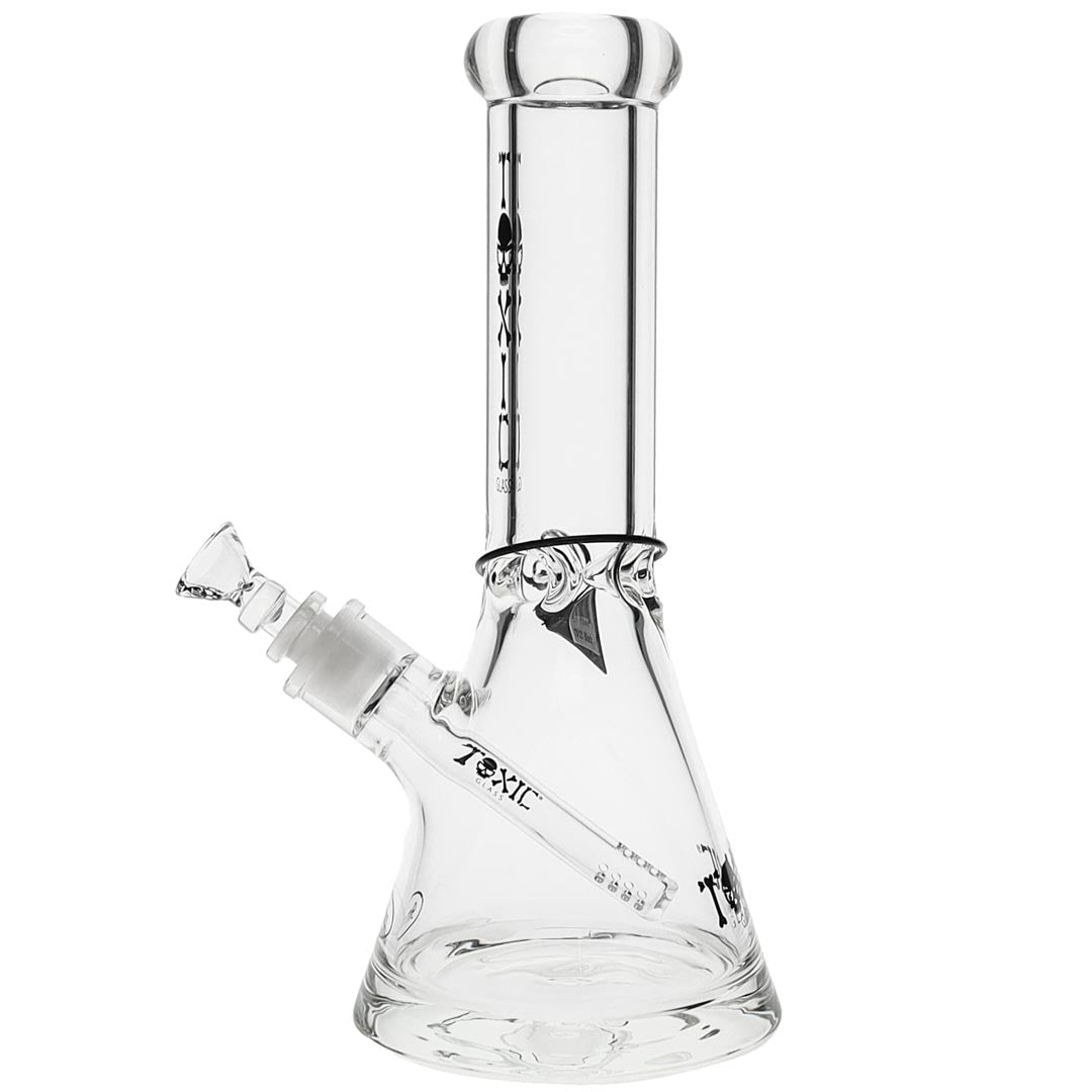12-Inch 9mm Heavy Beaker Bong by Toxic Glass | 9mm Thick Bong