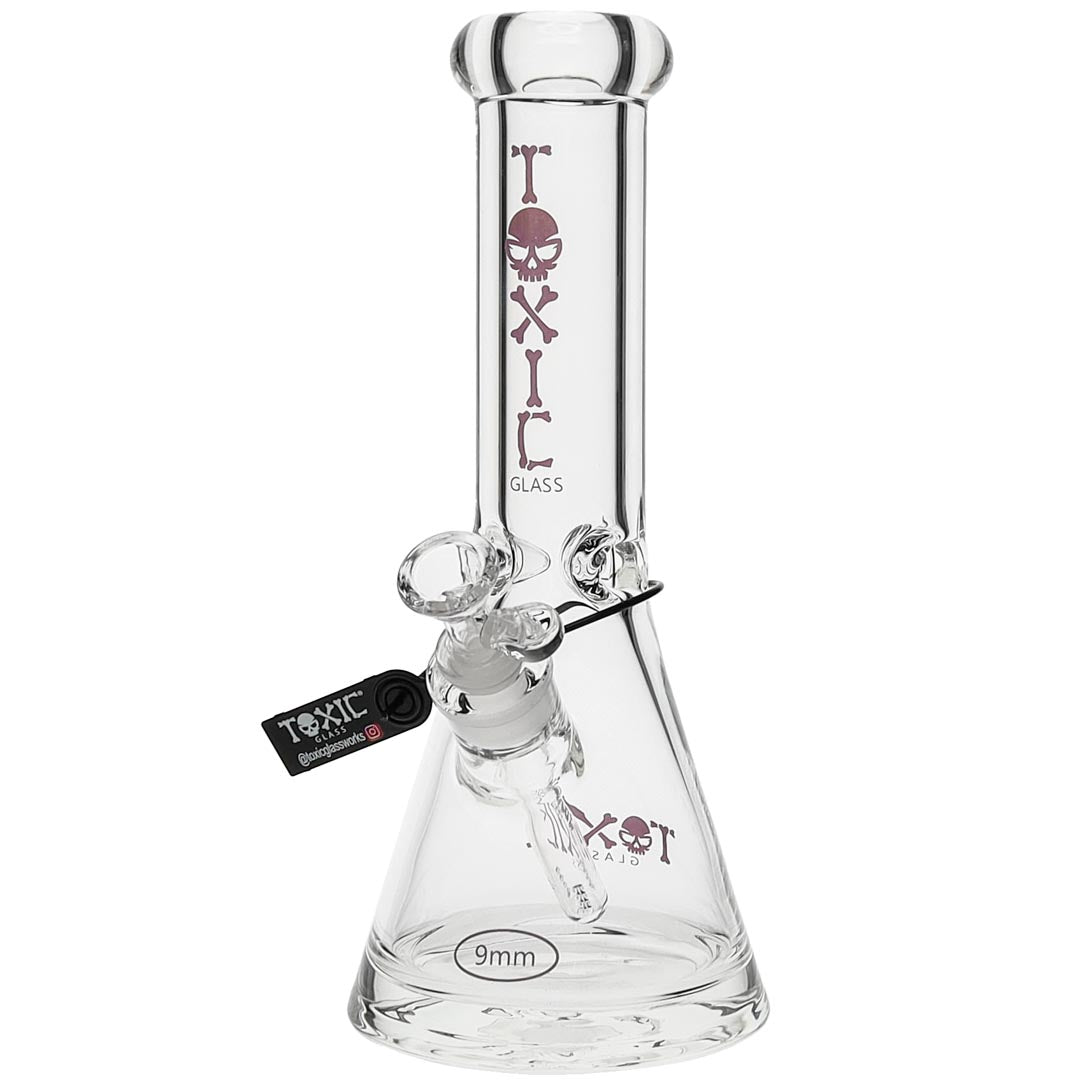 Toxic Glass 12-inch 9mm Beaker Bong