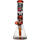 Toxic Glass Mini Halloween Beaker Bong Front View