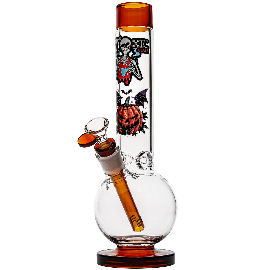 Toxic Glass Halloween Bubble Base Bong